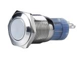16F-11-J自复位16F-11S-J自锁，平圆形金属按钮开关